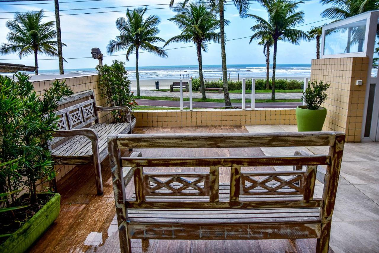 Apto c Wi-Fi a beira-mar na Praia Jardim Real SP Praia Grande (Santos) Exterior foto