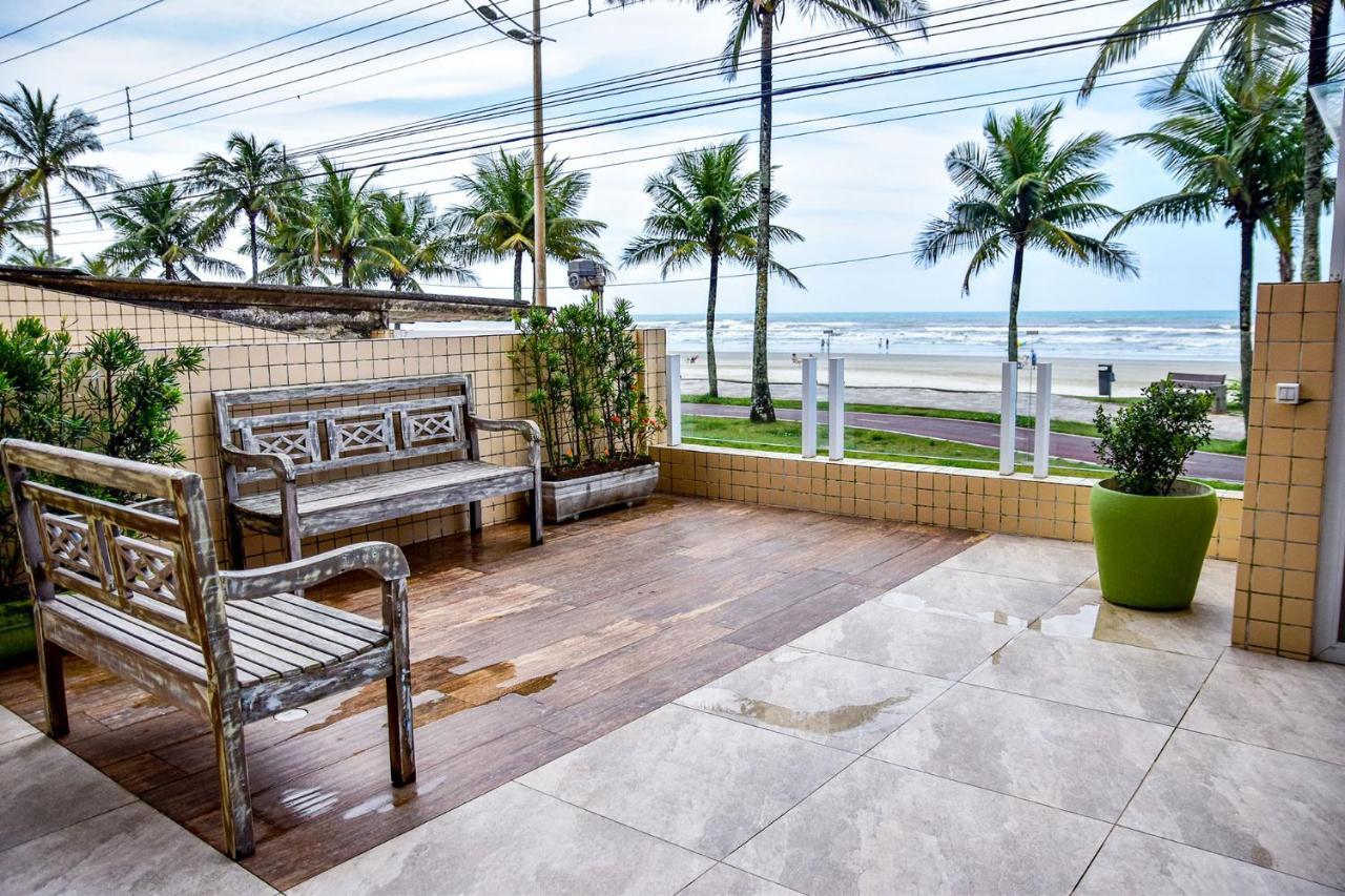 Apto c Wi-Fi a beira-mar na Praia Jardim Real SP Praia Grande (Santos) Exterior foto